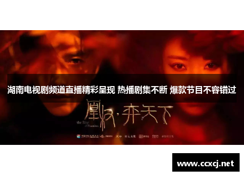 湖南电视剧频道直播精彩呈现 热播剧集不断 爆款节目不容错过